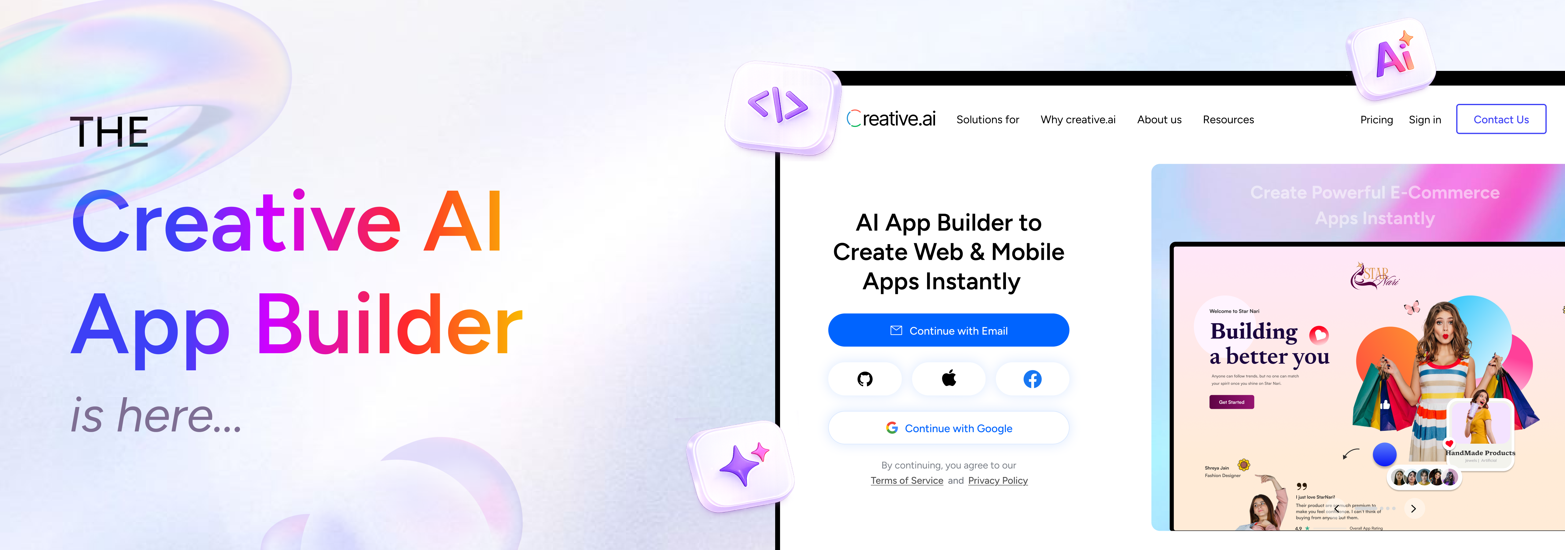 The Creative AI App Builder Is Here